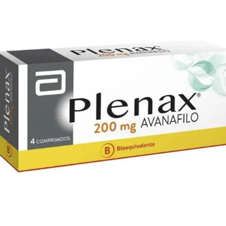 Plenax (B) Avanafilo 100 mg 2 Comprimidos. 1