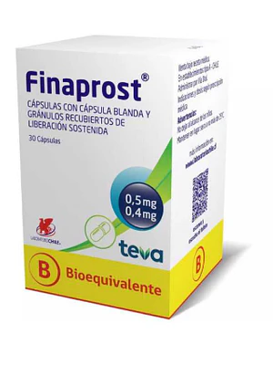 Finaprost (B) Dutasterida, Tamsulosina 3 Cápsulas blandas.
