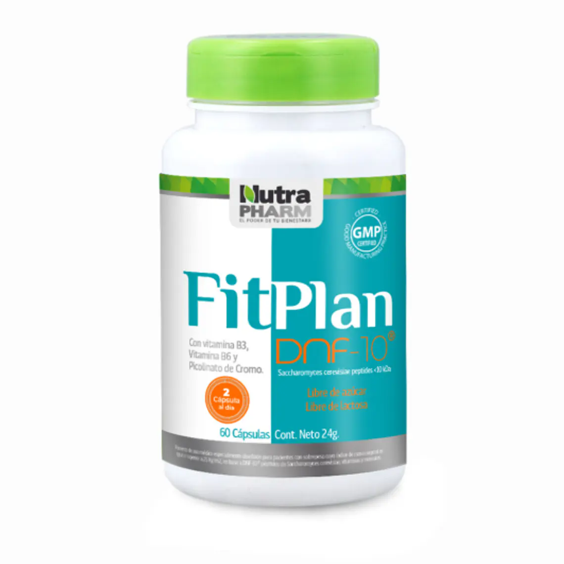 Fitplan DNF 10 Nutra Pharm 60 Cápsulas. 1