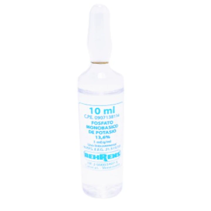 Fosfato monopotásico 15 % 100 Ampollas 10 ml. Biosano 1