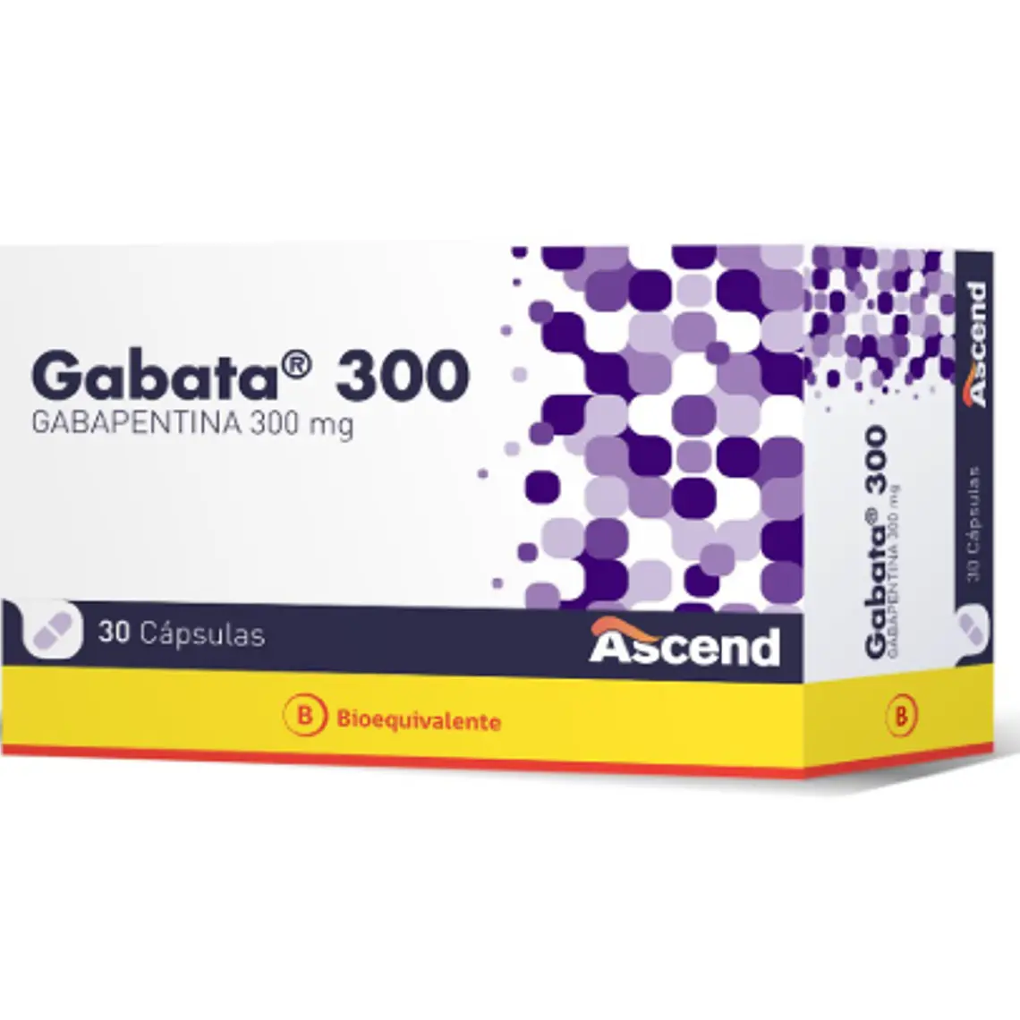 Gabata (B) Gabapentina 300 mg 30 Cápsulas. 1