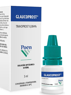 Glaucoprost Travoprost 0,004% Solución oftálmica 3 ml.