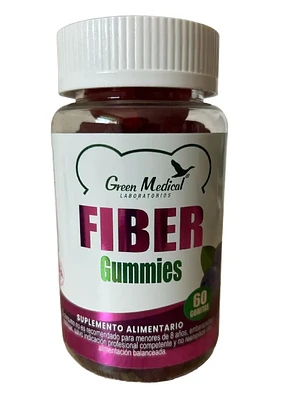 Fiber Gummies 60 Gomitas. Green Medical
