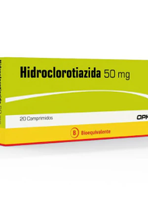 Hidroclorotiazida (B) 50 mg 20 Comprimidos. Opko