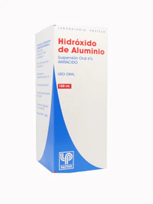 Hidróxido de aluminio Suspensión oral 6 % 180 ml. Pasteur