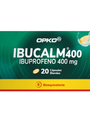 Ibucalm (B) Ibuprofeno 400 mg 20 Cápsulas blandas.