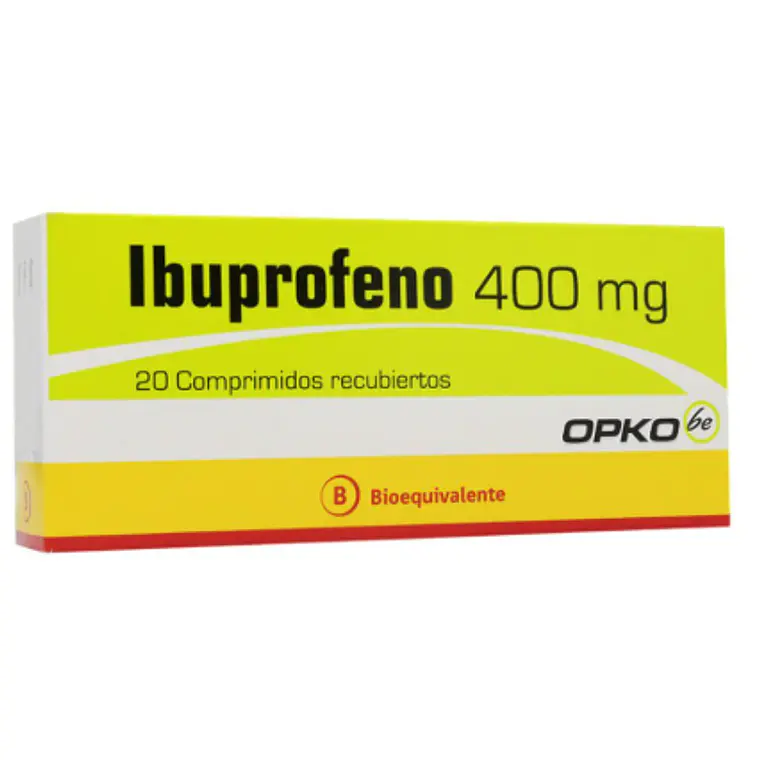 Ibuprofeno 400 mg 20 Comprimidos. Opko 1
