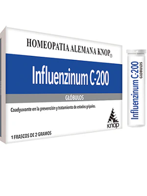 Influenzinum C-200 Glóbulos 4 frascos. Knop