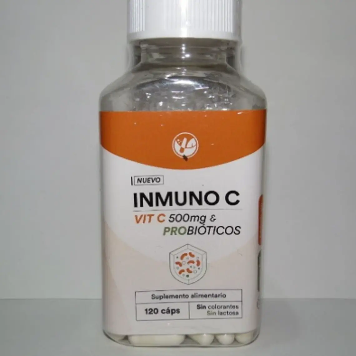 Inmuno C Vitamina C & Probióticos 120 Cápsulas. Natural Farm 1