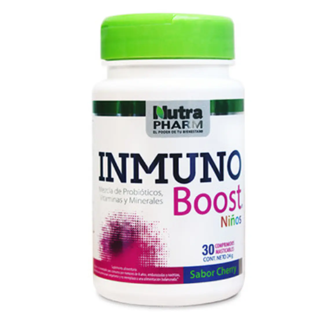 Inmuno Boost niños 30 Comprimidos masticables. Nutra Pharm 1