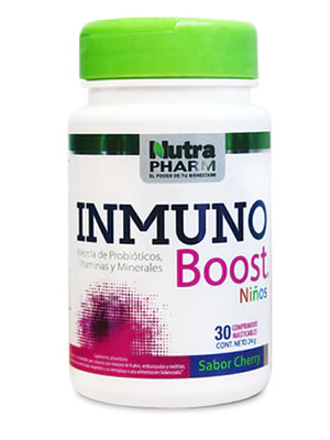 Inmuno Boost niños 30 Comprimidos masticables. Nutra Pharm