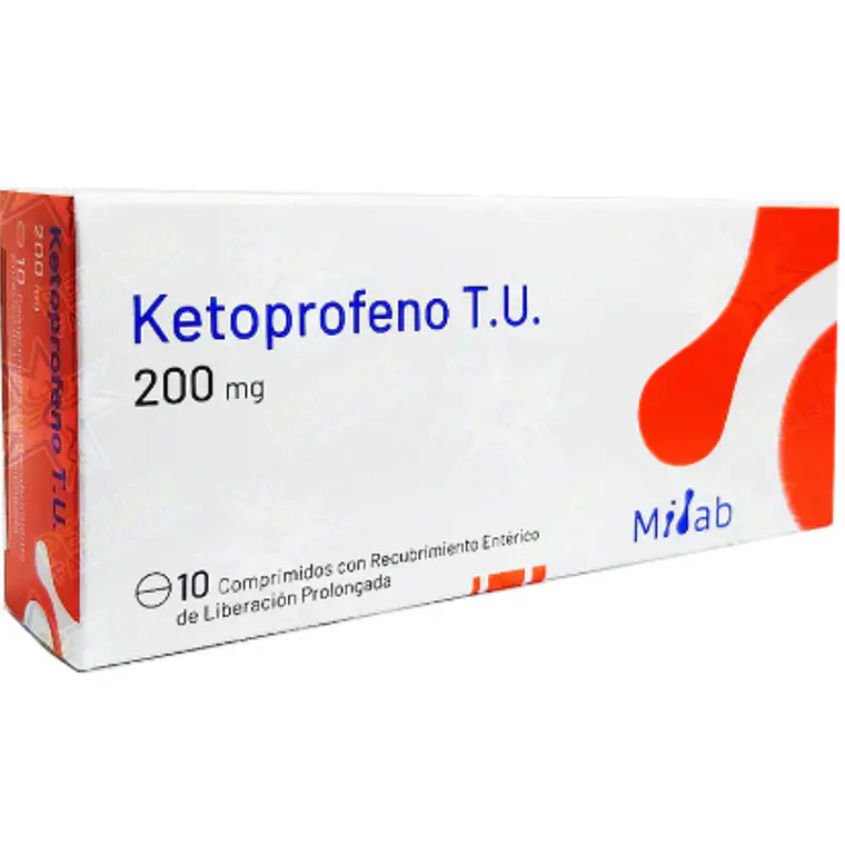 Ketoprofeno T.U. (B) 200 mg 10 Comprimidos. Mintlab 1