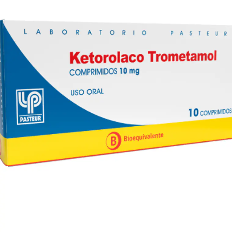 Ketorolaco Trometamol (B) 10 mg 10 Comprimidos. Pasteur 1