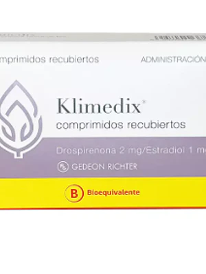 Klimedix (B) Drospirenona, Estradiol 28 Comprimidos recubiertos.