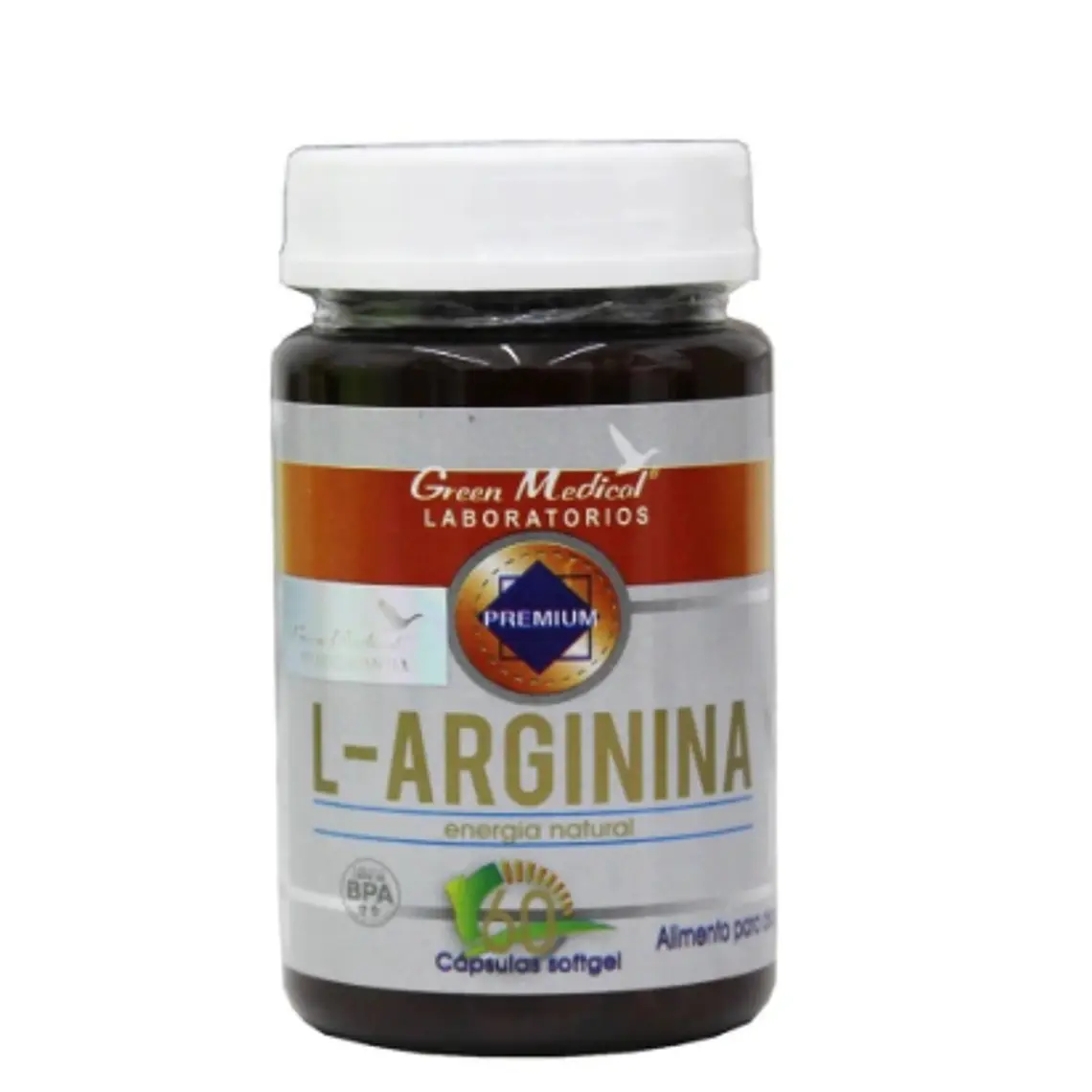 L-Arginina 60 Cápsulas. Green Medical 1