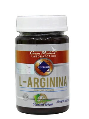 L-Arginina 60 Cápsulas. Green Medical