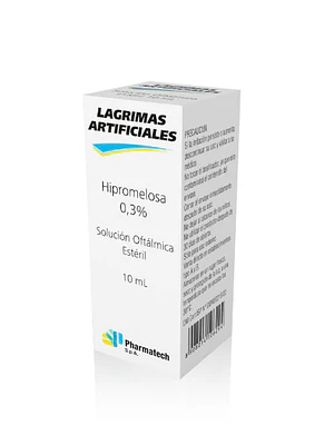 Lágrimas artificiales Hipromelosa 0,3 % Solución oftálmica 10 ml. Pharmatech