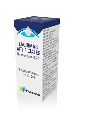 Lágrimas Artificiales Hipromelosa 0,7 % Solución oftálmica 10 ml. Pharmatech