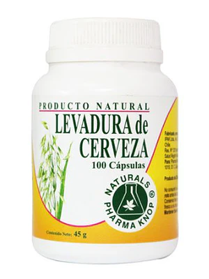 Levadura de cerveza 100 Cápsulas. Knop