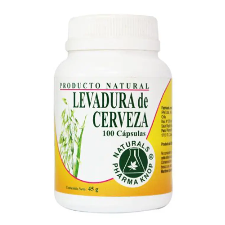 Levadura de cerveza 100 Cápsulas. Knop 1