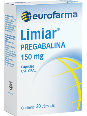 Limiar (B) Pregabalina 150 mg 30 Cápsulas.