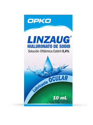 Linzaug Hialuronato de sodio 0,4 % Solución oftálmica 10 ml.