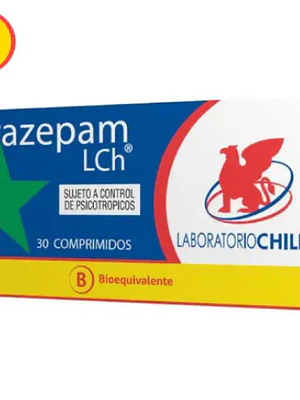 Lorazepam (B) 2 mg 30 Comprimidos. Medicamento controlado, venta presencial.