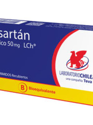Losartán (B) 50 mg 30 Comprimidos recubiertos.