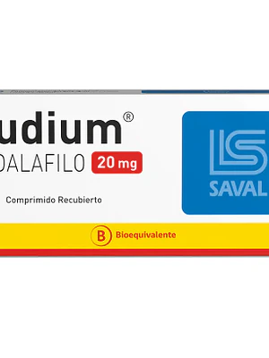 Ludium (B) Tadalafilo  20 mg 1 Comprimido recubierto.