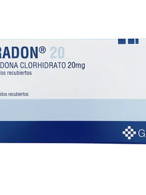Luradon Lurasidona 20 mg 30 Comprimidos recubiertos.