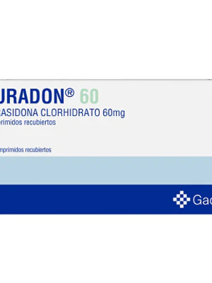 Luradon Lurasidona 60 mg 30 Comprimidos recubiertos.
