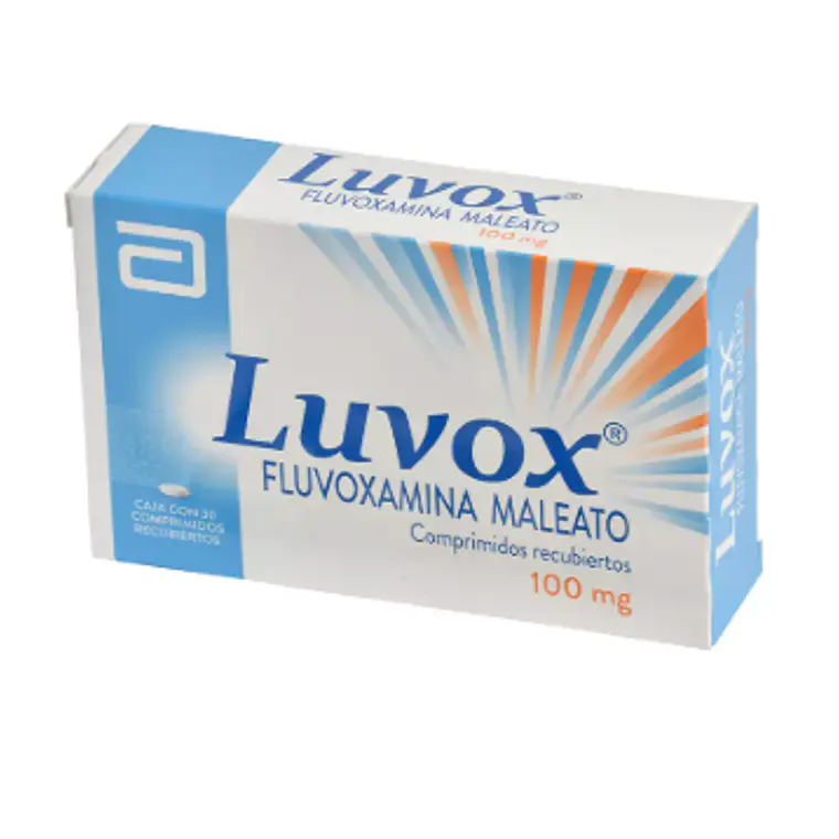Luvox Fluvoxamina Maleato 100 mg 30 Comprimidos. 1
