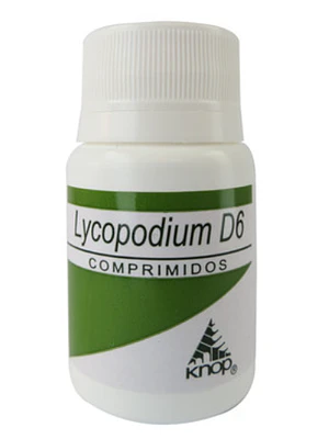 Lycopodium D-6 G Globulos simples.