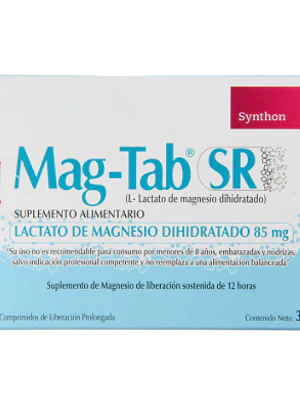 Mag-Tab SR Suplemento alimentario 30 Comprimidos.