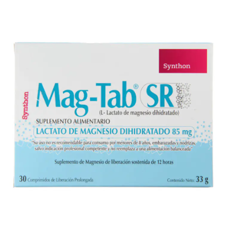 Mag-Tab SR Suplemento alimentario 30 Comprimidos. 1