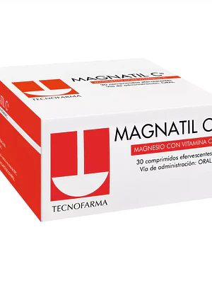 Magnatil C 30 Comprimidos efervescentes.