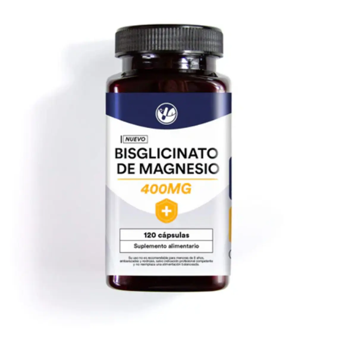 Bisglicinato de Magnesio 120 Cápsulas. natural Farm 1
