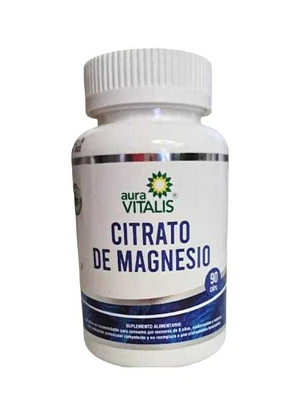 Citrato de magnesio 450 mg 90 Cápsulas. Aura vitalis