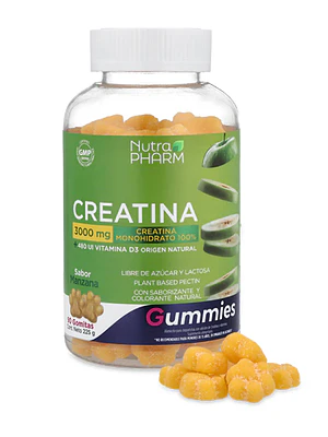 Creatina Monohidrato 90 Gummies. Nutra Pharm