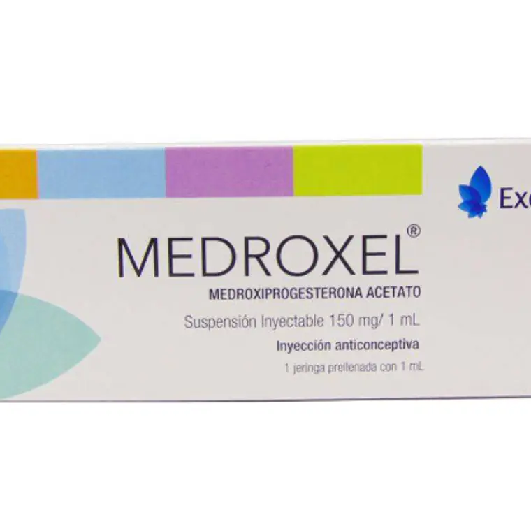 Medroxel Medroxiprogesterona 150mg/ml  Suspensión inyectable 1 Ampolla. 1