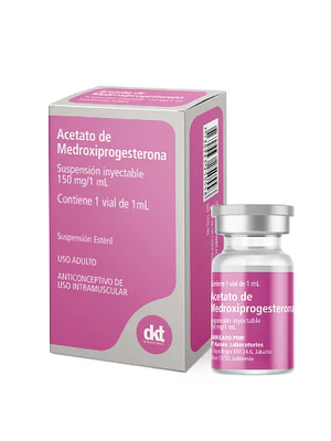 Medroxiprogesterona 150 mg/ml Solución inyectable 1 Ampolla.