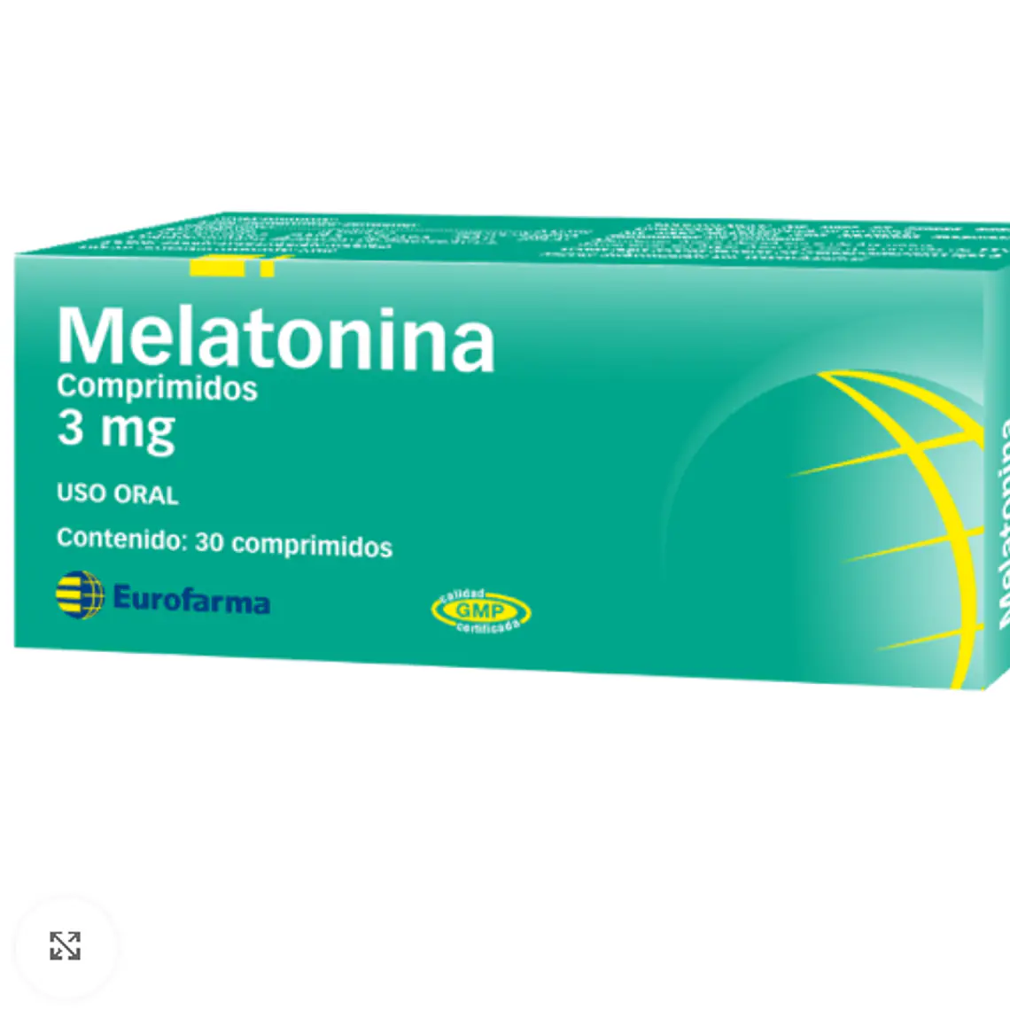Melatonina 3 mg 30 Comprimidos. Eurofarma 1