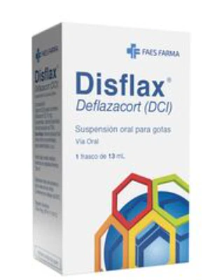 Disflax Deflazacort 22,75 mg / ml Gotas 13 ml.