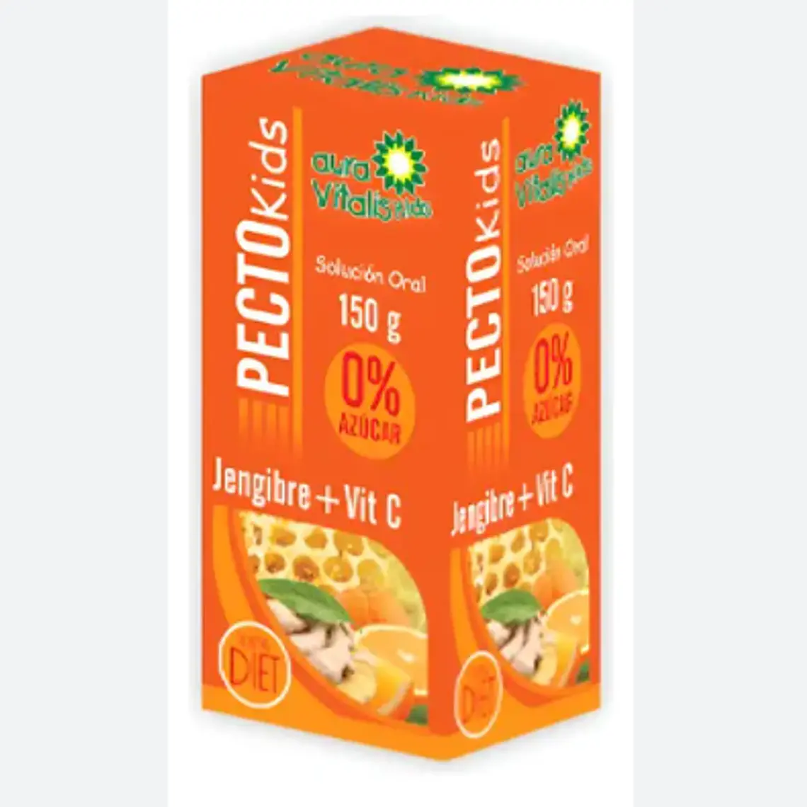 Pecto Kids Jengibre+ Vit C Jarabe 150 ml. Aura vitalis. 1
