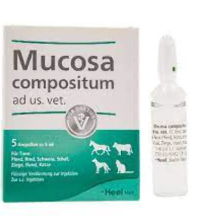 Mucosa compositum 5 Ampollas. Heel Uso veterinario 1