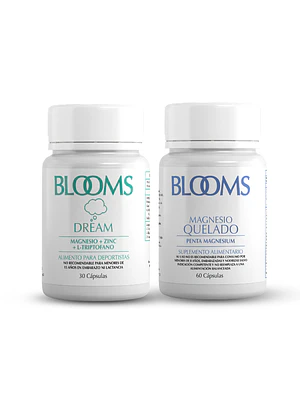 Pack Blooms Recuperación Profunda Relajacion Sueño: Penta Magnesio + Dream