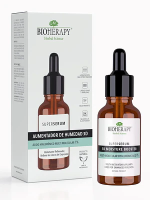 Bioherapy Super Serum Aumentador de Humedad 3D Ac.Hialurónico MultiMolecular 1%