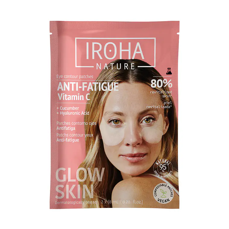 Iroha Parches Contorno de Ojos Antifatiga - Vitamin C 1