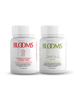 Pack Blooms Detox Control Peso: Fit + Omega 3