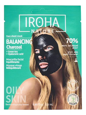 Iroha Mascarilla Facial Equilibrante - Charcoal